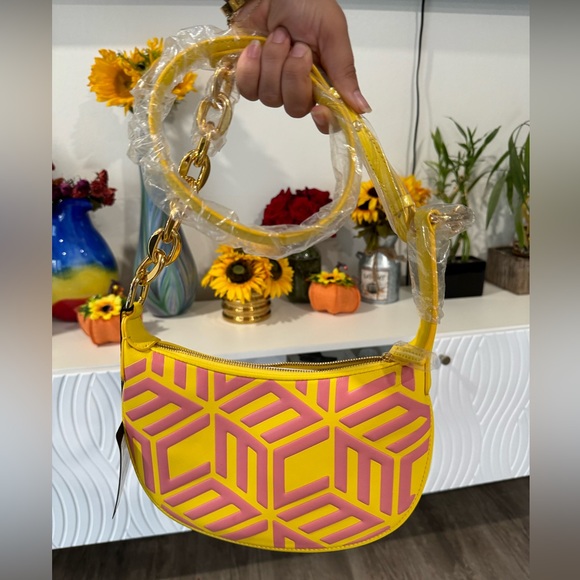 NO OFFERS ✨MCM mini crescent hobo bag ✨ - Picture 12 of 13